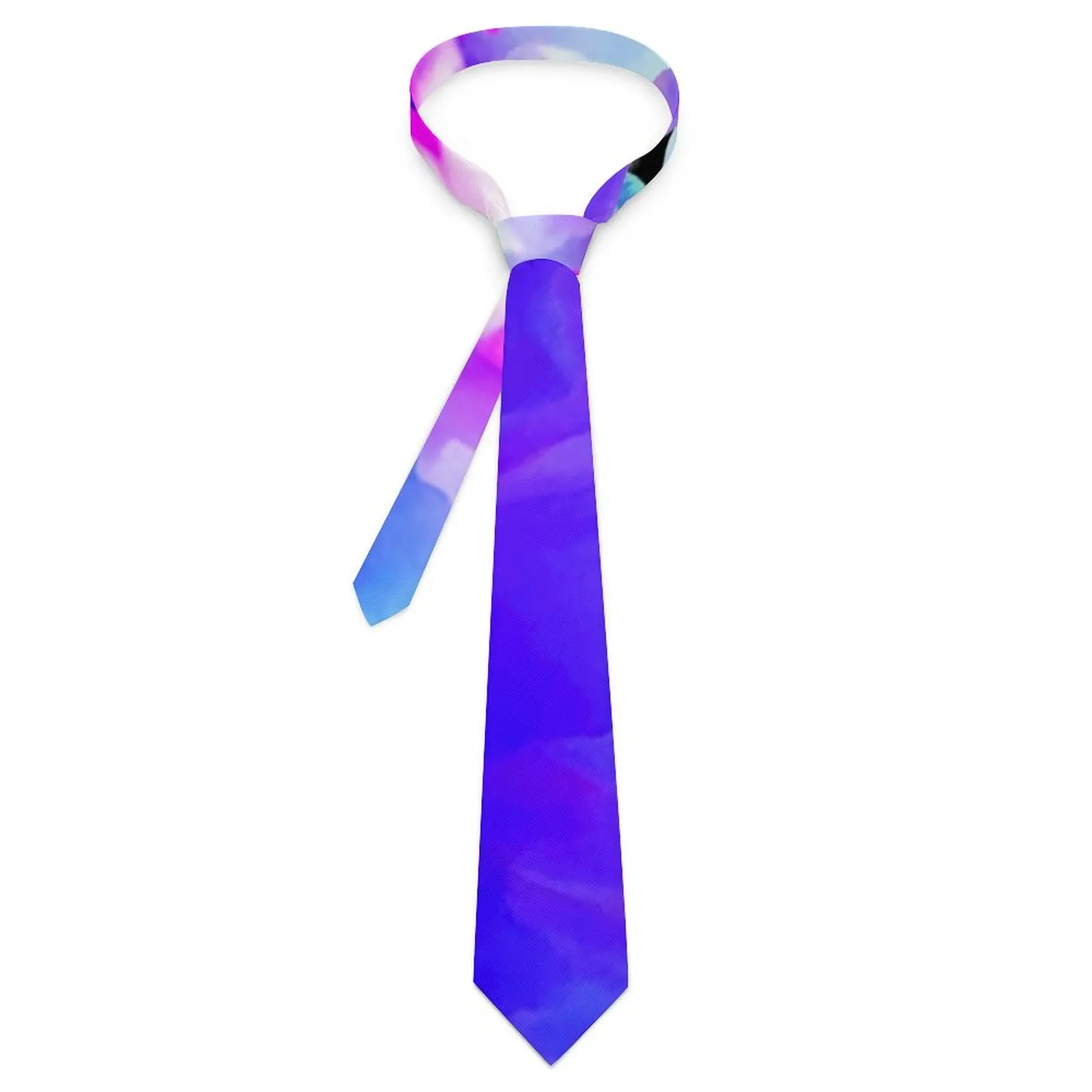 

Abstract Flower Print Tie Blossom Blooms Graphic Neck Ties Cute Funny Collar Tie For Men Leisure Necktie Accessories