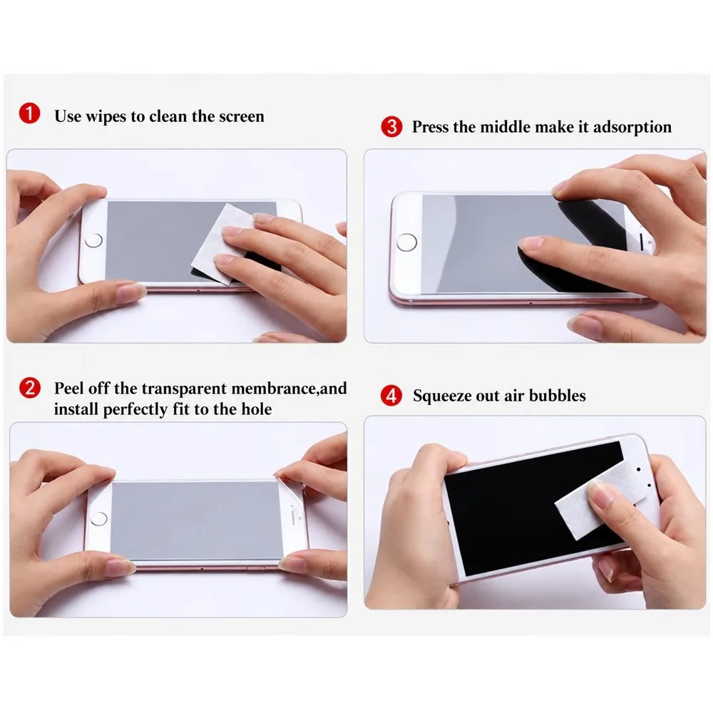 Premium Tempered Glass Screen Protector - 3 Pack