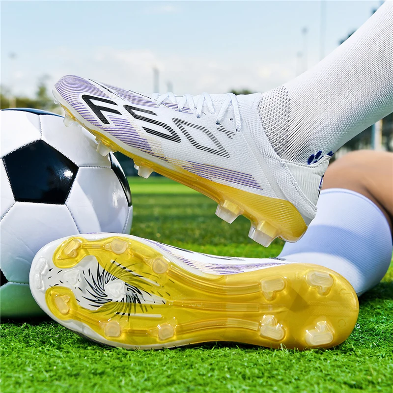 High-Quality Men's Studded Soccer Cleats - Non-Slip Outdoor Football Training Shoes