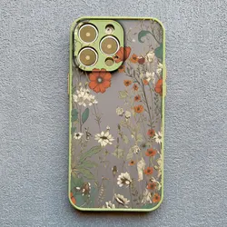 Elegant Pink & Purple Peony Flower Shockproof Phone Case - iPhone 15 (Matcha SHHX 5)