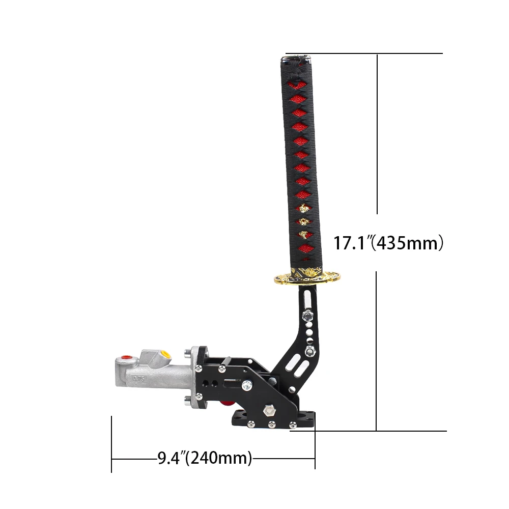 RASTP-Universal Car Styling Racing Hydraulic Handbrake Samurai Sword Handbrake Drift Hydraulic RS-HB915