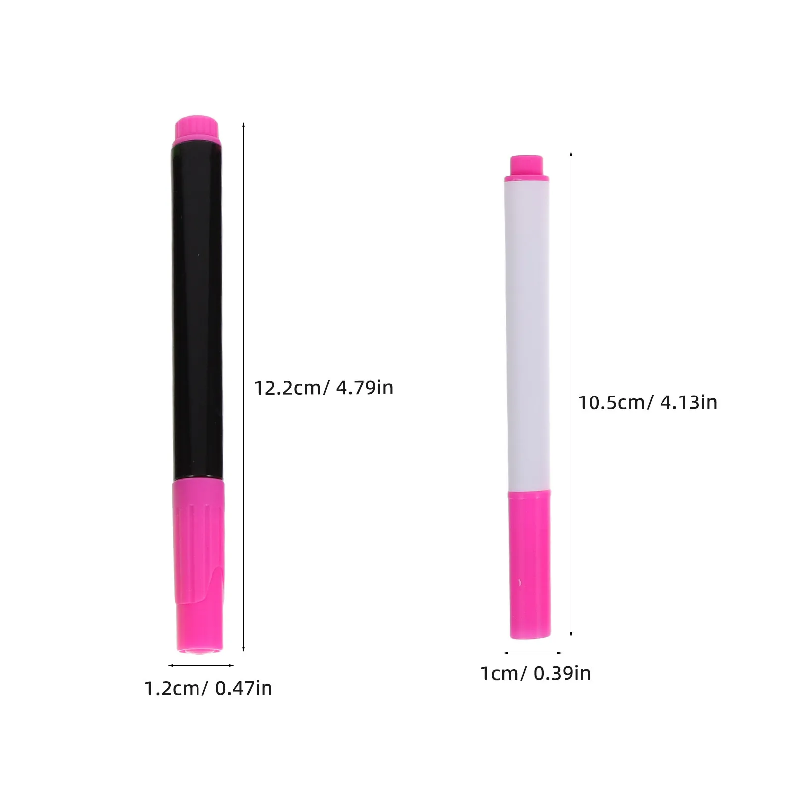 24Pcs 드라이 지우기 분필 마커 12 색 LED 노트 보드 형광 보드 창 마킹 용 높은 가시성 지울 수있는 네온