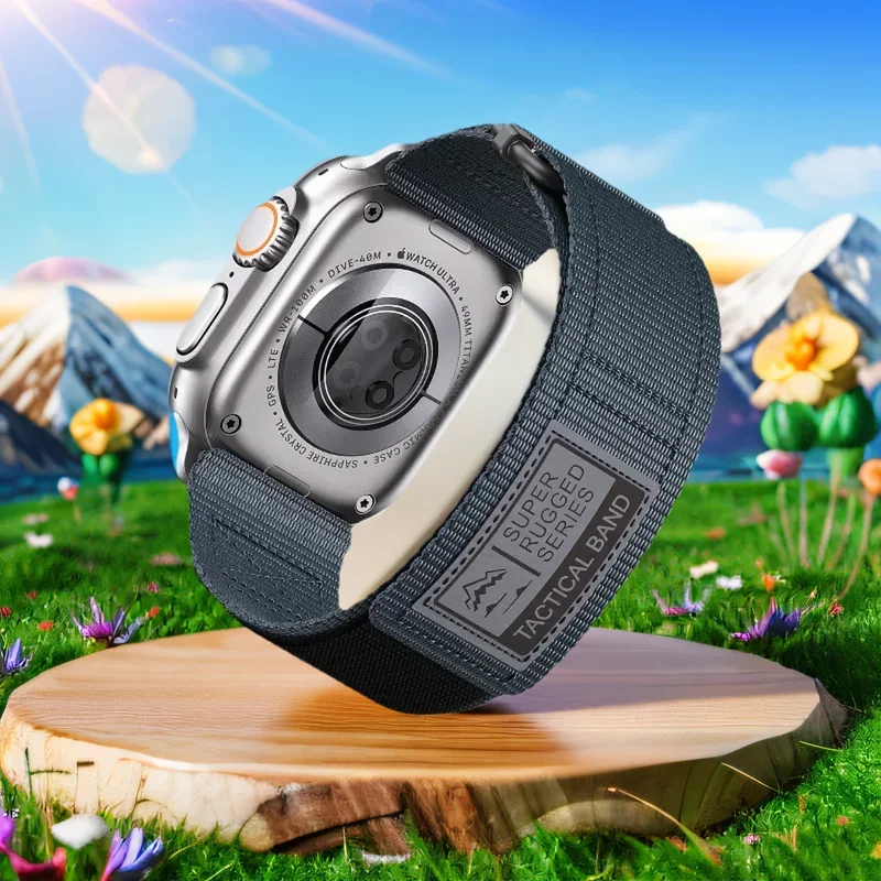 Nylon Velcro Watch Strap Band - Adjustable Sport Bracelet