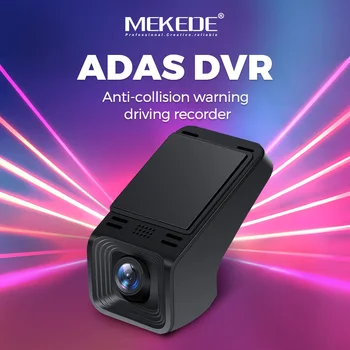 MEKEDE Car DVR Dash cam Full HD 1080P Visione notturna Cam ADAS Car DVR ADAS Dashcam Video USB per Android Lettore multimediale DVD