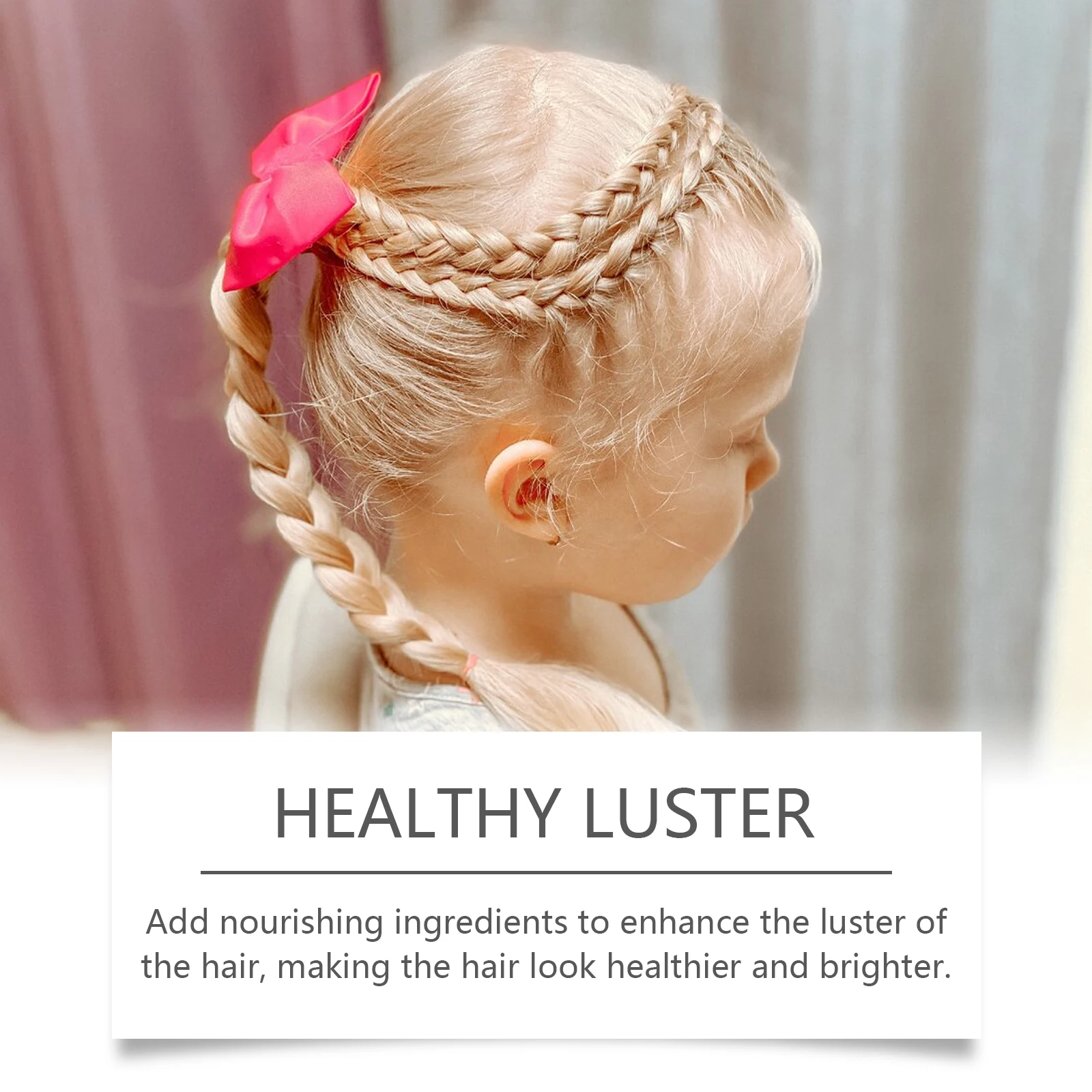 Wiieey  Children's Broken Hair Finishing Cream Hair Smoothing Liquid Cream Rapid Fixed Hair Gel Not Greasy Hair Dryness Styling