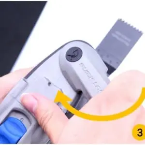EZARC 3PCS Titanium Oscillating Saw Blades Extra-Long Oscillating Multitool Blades for Metal Wood Nails Screws Cutting Plastic
