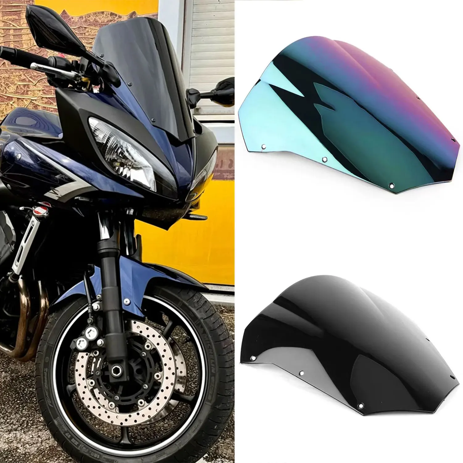 GZYF Double Bubble Windscreen Windshield 612011874923