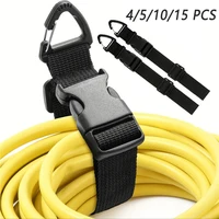 4/5/10/15 PC 45cm Adjustable Buckle Wire Manager Nylon Heavy Cord Organizer Holder With Triangle Buckle Extension Cord Organizer 2
