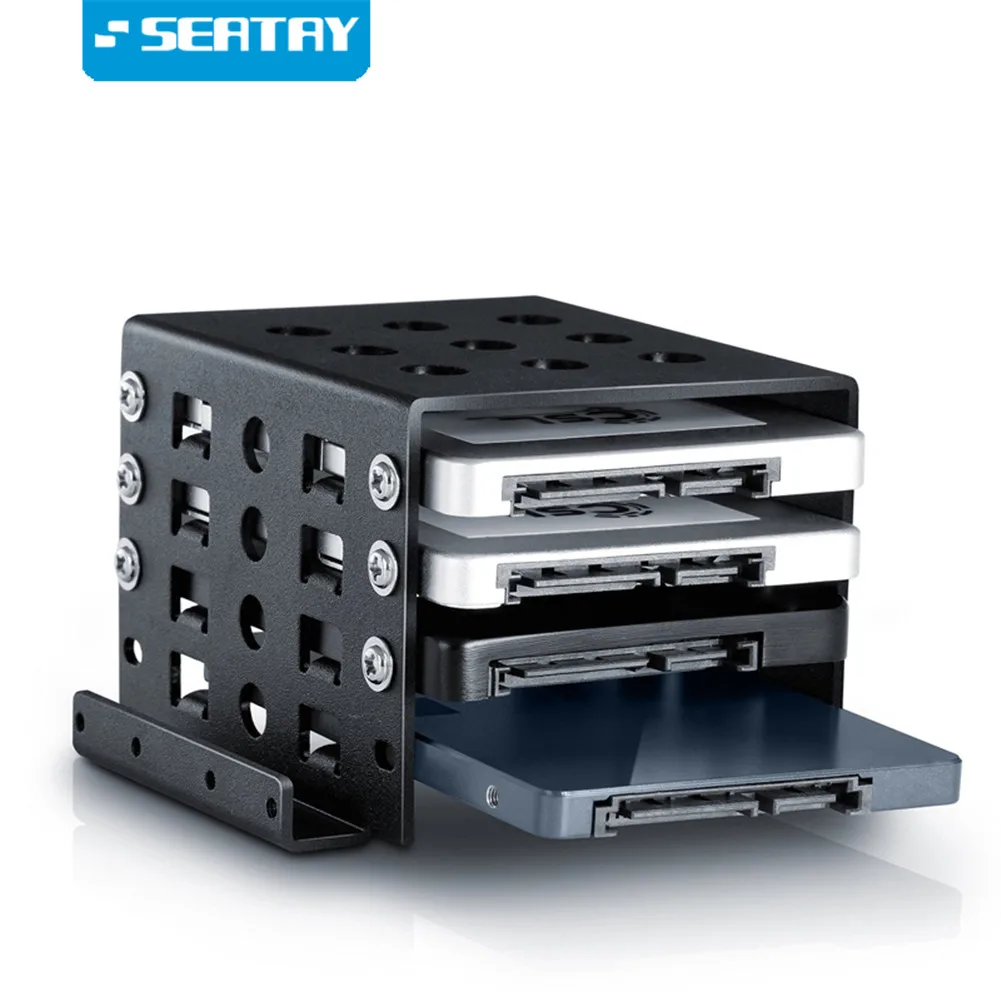 4-Bay 3.5 Inch To 2.5 Inch Hard Drive Adapter Bracket Mobile Holder SolidState Expansion Built-In Hard Disk Frame