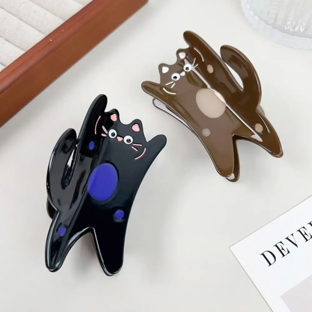 

Модная заколка для волос с уксусной кислотой котенок Когтевран корейский стиль мультяшная кошка Акула аксессуары для волос заколки для волос в виде животных