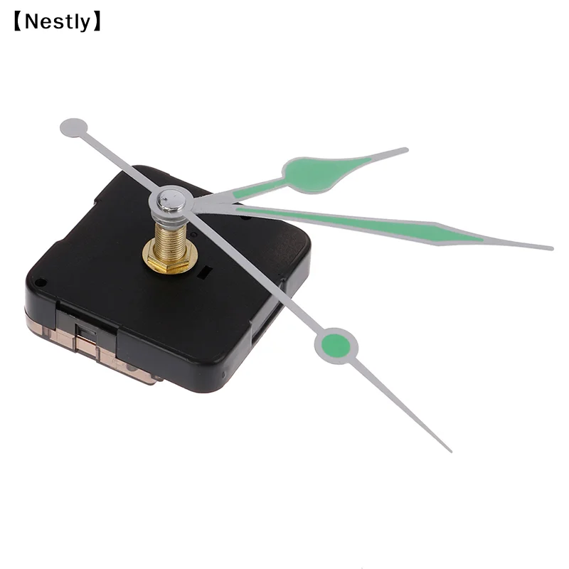 DIY 무소음 석영 무브먼트 벽시계 모터 메커니즘 긴 스피들 수리 부품〔Nest〕