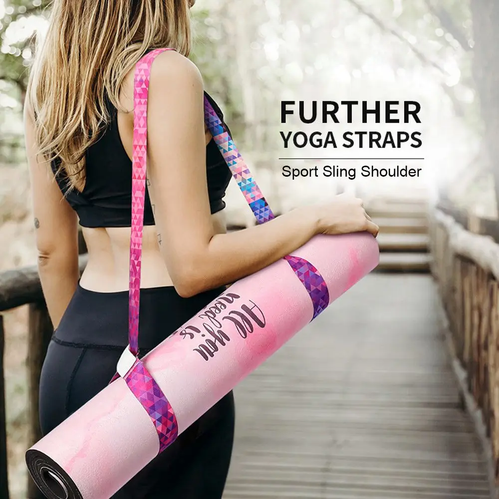 Yoga Matte Strap Gürtel Einstellbare Sport Sling Schulter Tragen Strap Gürtel Übung Stretch Fitness Ausrüstung Elastische Yoga Gürtel Heißer