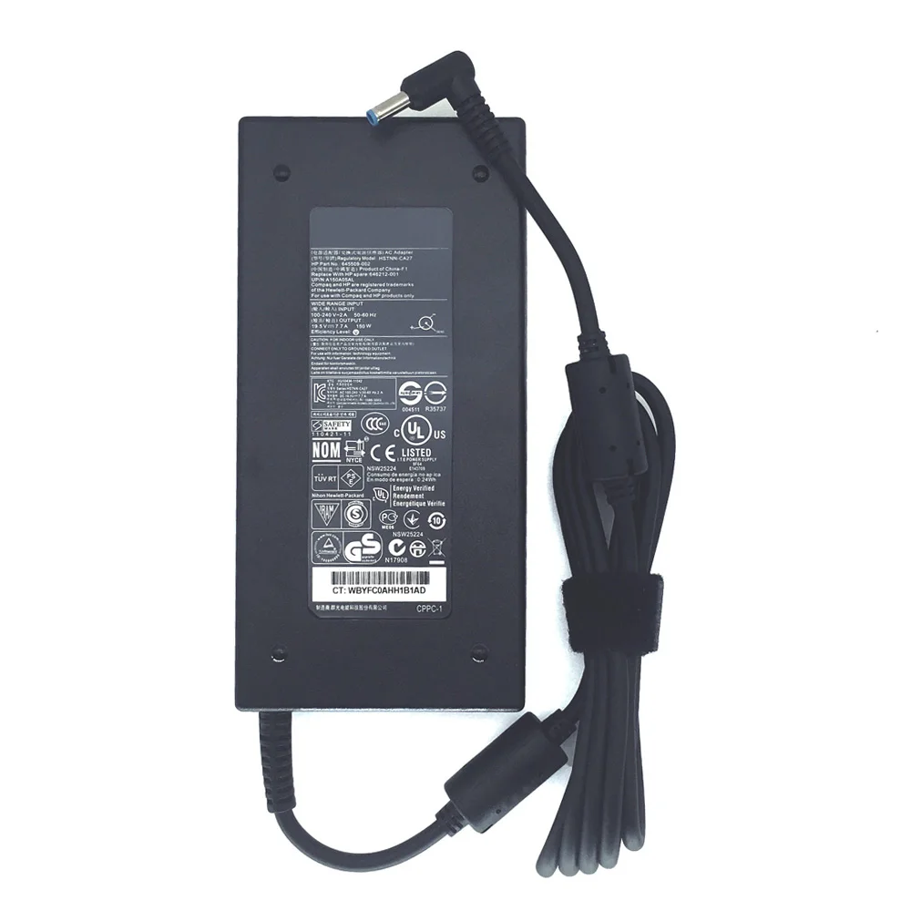 HP Victus 게이밍 노트북용 150W 충전기, AC 어댑터 19.5V 7.7A, 파워 G7 G8, Fury 15 17 G7 G8, 15U G3, 15V G5 호환