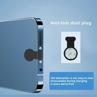 Силиконовая пылезащитная заглушка для Type C и IPhone Lightning, защита порта зарядки, защита от потери дизайна, пылезащитный колпачок, аксессуары для мобильных телефонов — изображение 2