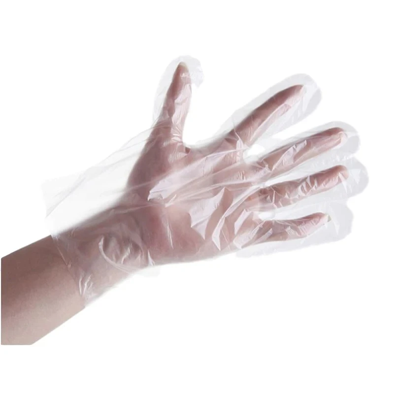 Description Picture 2 of itemClear Disposable Gloves Transparent Plastic Gloves Latex Free Food Prep Safe Gloves for Cooking Cleaning BBQ Kitchen Things