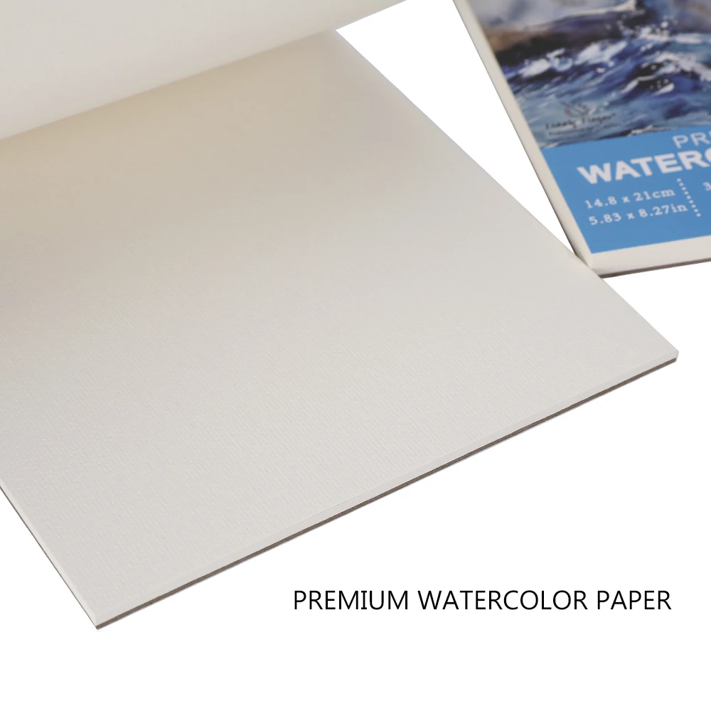 A3/A4/A5 Watercolor Pad, 140lb/300gsm, 20 Sheets | Cold-Pressed, Acid-Free, Artist Paper for Adults and Students - Painting, Gou 5