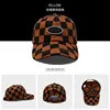 2023 New Mid-sized Child Boys And Girls Checkered Hat Baseball Caps Children's Hat Sunscreen Baseball Caps Fashion Popular Caps 5