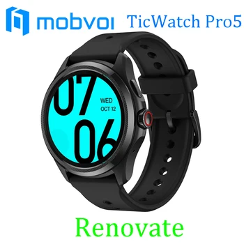 MOBVOI TicWatch Pro 5 WH12088SmartWatch（Used）Wear OS 3.5 OLED + FSTN Monitor GPS/Altimeter/Heart Rate/Blood Oxygen/Sleep