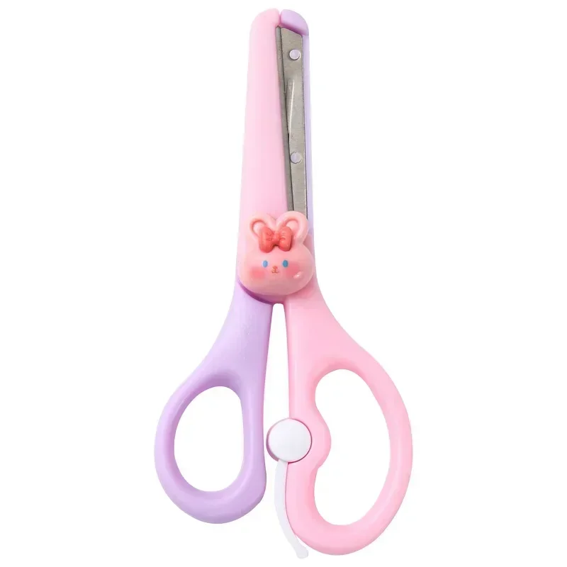 1Pc Kawaii Scissors Korean Fashion Cute Cartoon Animal Stationery Scissors DIY Scrapbook Cutting Paper Student Supplies