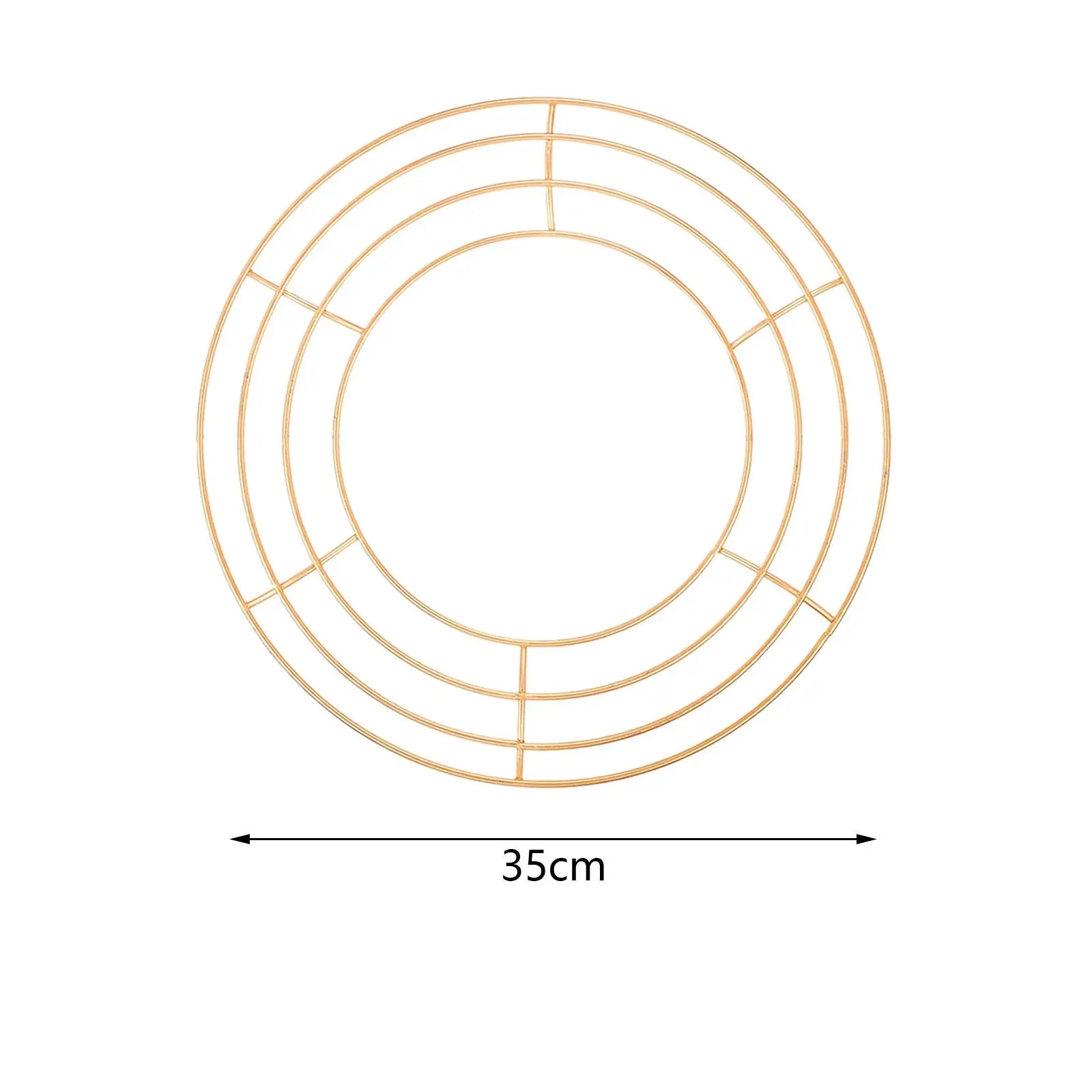 3 Stück Draht Kranz Rahmen 20/25cm - Metall Kranzformen Für Weihnachten & Deko