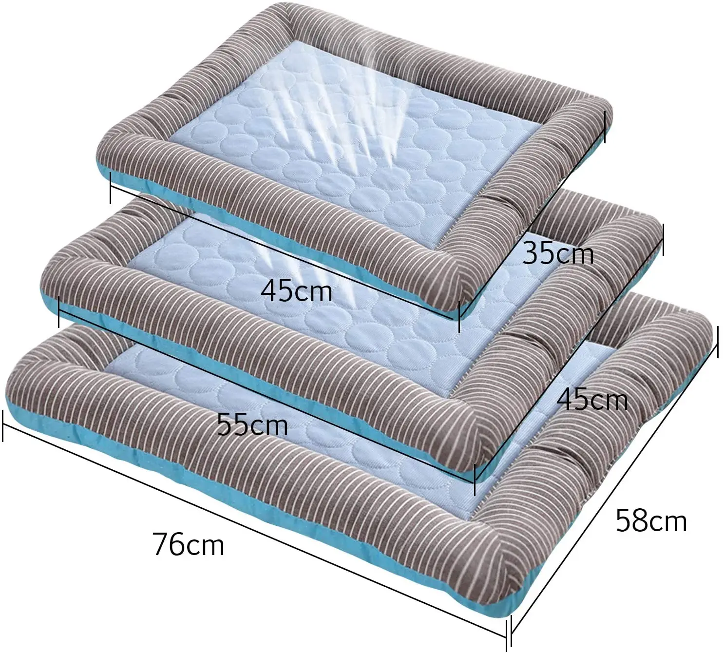 Cooling Pad Bed for Cats Puppy Kitten Cool Mat Blanket Ice