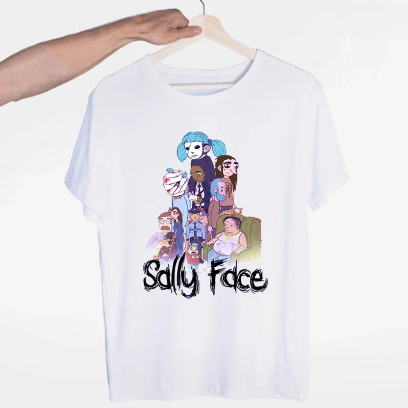 Women's T-shirt Sally Face Graphic T Shirt Women Funny Short Sleeve T-shirt Summer Fashion Casual Short-sleeve women tops 5