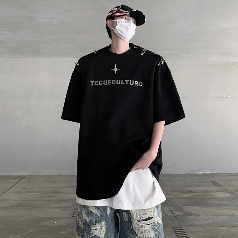 【BAON】[unisex] Keku Pigment Lettering Over Short Sleeve T DESKTOP-S-S-