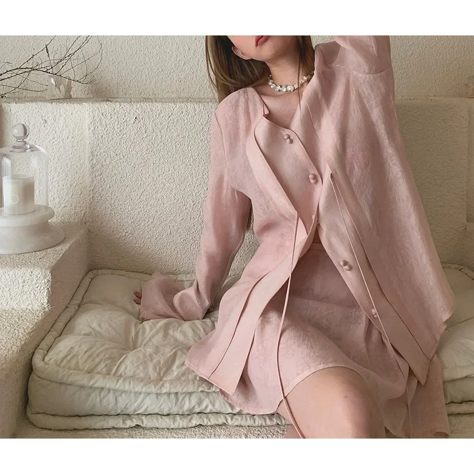 

2023 New Chinese Top Shirt Women's Summer Suit