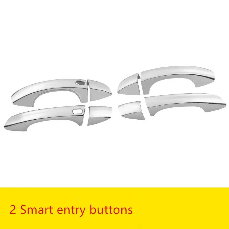 Car Door Handle For Volkswagen VW GOLF 7 MK7 2013-Black Chrome Car Side Door Handle Cover Trim Sticker Styling Accessories
