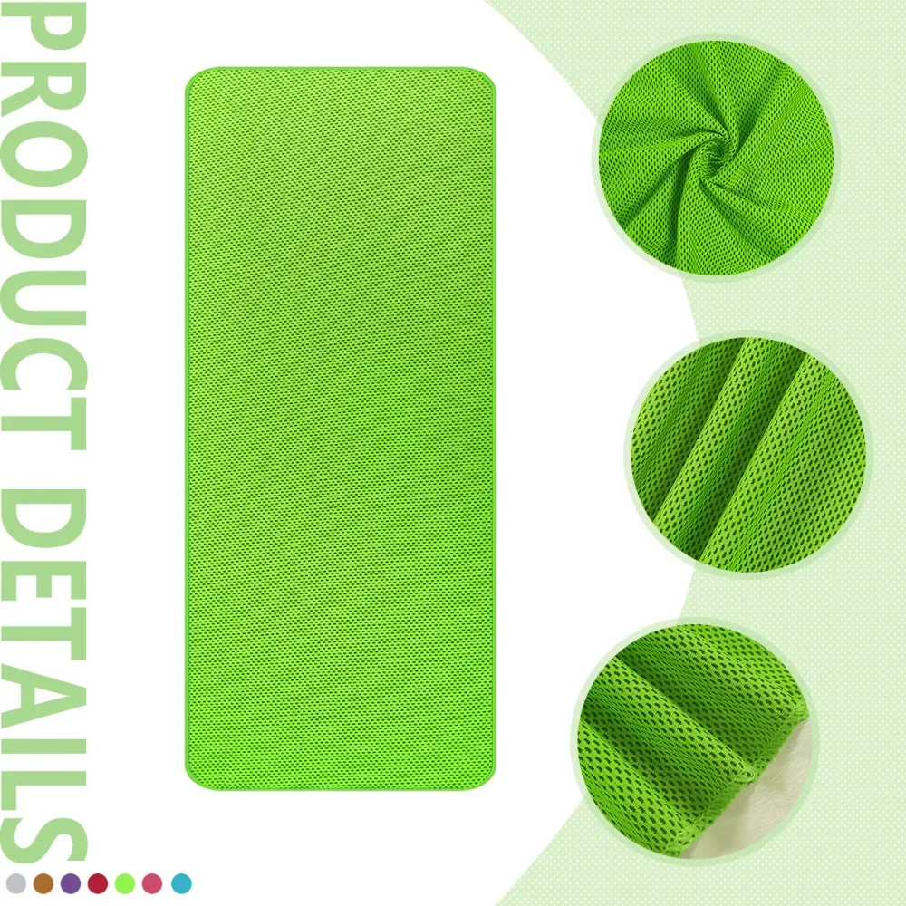 Hot Sale Cooling Towel Ice Microfiber Soft Breathable Chilly Towel Stay Cool for Yoga Sport Gym Sweat Absorbing Cooling Wipes