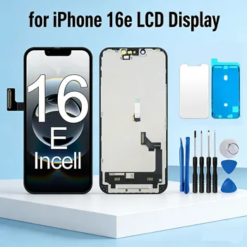 Display LCD Incell per iPhone 16E con Touch Digitizer e 3D Touch - Ricambio Schermo LCD per iPhone 16E