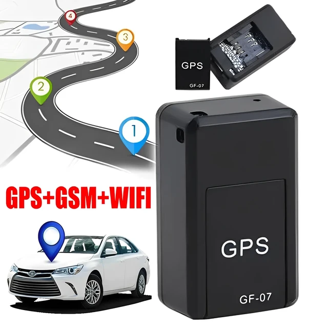 GPS Tracker GF07 Magnetic Mini Car Real Time Magnetic Trackers Real-time  Vehicle Locator Tracking Device - AliExpress