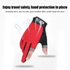 Summer Men's Fishing Gloves Anti-UV Cycling Women Two Finger Cut Male Touch Screen Angling Anti-Slip Breathable Fitness Gloves 5