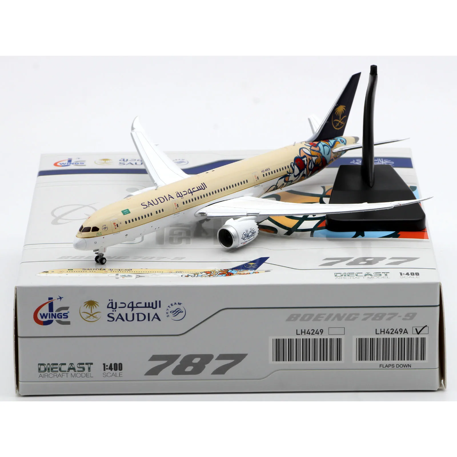 lh4249a-aereo-da-collezione-in-lega-jc-wings-1-400-saudi-arabian-airlines-boeing-b787-9-diecast-aircraft-model-hz-ar13-flap-down