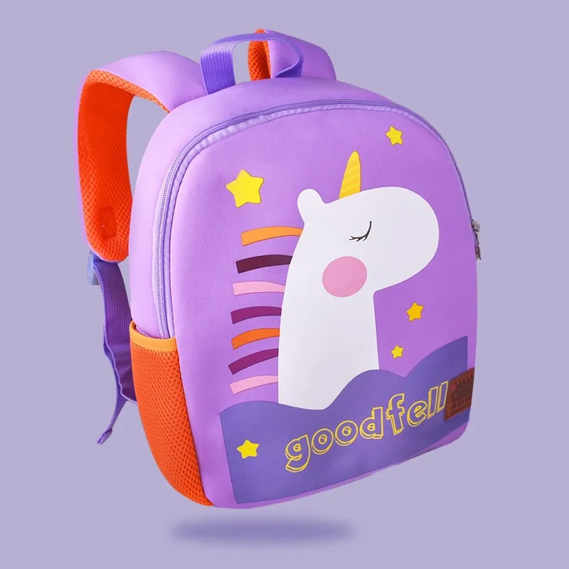 Cartoon Boys Girls Dinosaur Unicorn Small Cute Backpacks In Kindergarten Portable Student Children School Bags Large Capacity