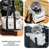 Pet Products Portable Console Booster Dog Car Seat & Carrier for Small Dogs & Cats, car seat cushion pet nest removable portable 4