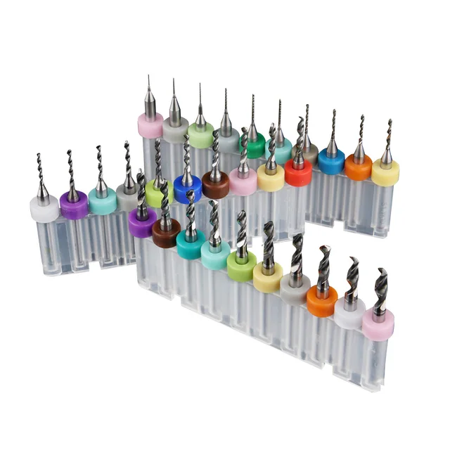 COMOWARE 120 Pcs Metric Drill Bit Set, Titanium Small Drill Bits Set, High Speed Steel, Micro
