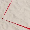 A28F-6Pcs Beach Volleyball Lines Equipment Portable Red Lines Marking Court Marker For Sand Training Beach Outdoor Sports 5