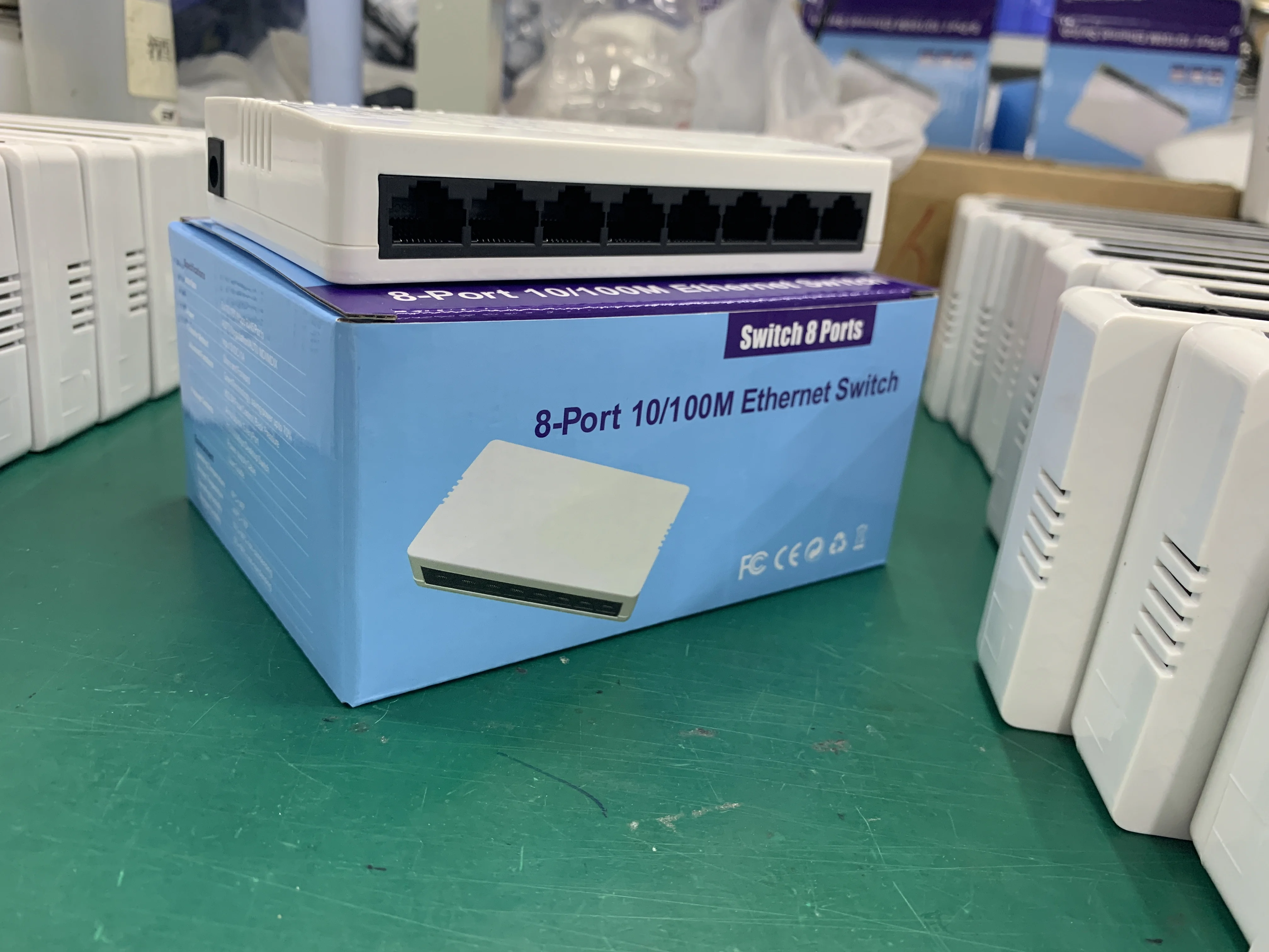 Wanglink Fast Ethernet 8 Ports 10/100Mbps Unmanaged Network Switch