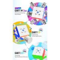 GAN 11 M / GAN11M Pro Magnetic Magic Cube（GAN11 Air no magnets）3x3 3×3 Professional Speed Puzzle 3x3x3 Children Toy Cubo Magico 2