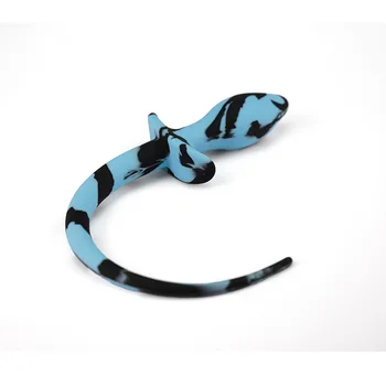 Silicone Dog Tail Sex Toys Anal Plug Tail Butt Plug for Women Men Vibrator Slave Games SM Erotic Toy G-spot Massage Sex Products 4