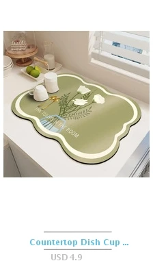 Description Picture 3 of itemSolid Washing Machine Dust Cover Refrigerator Cabinet Top Protector Waterproof Pad Dinning Table Placemat Faux Leather Dust Mat