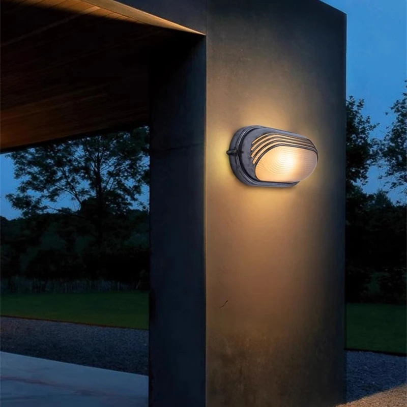 Outdoor Retro LED Wall Lamp Image 21