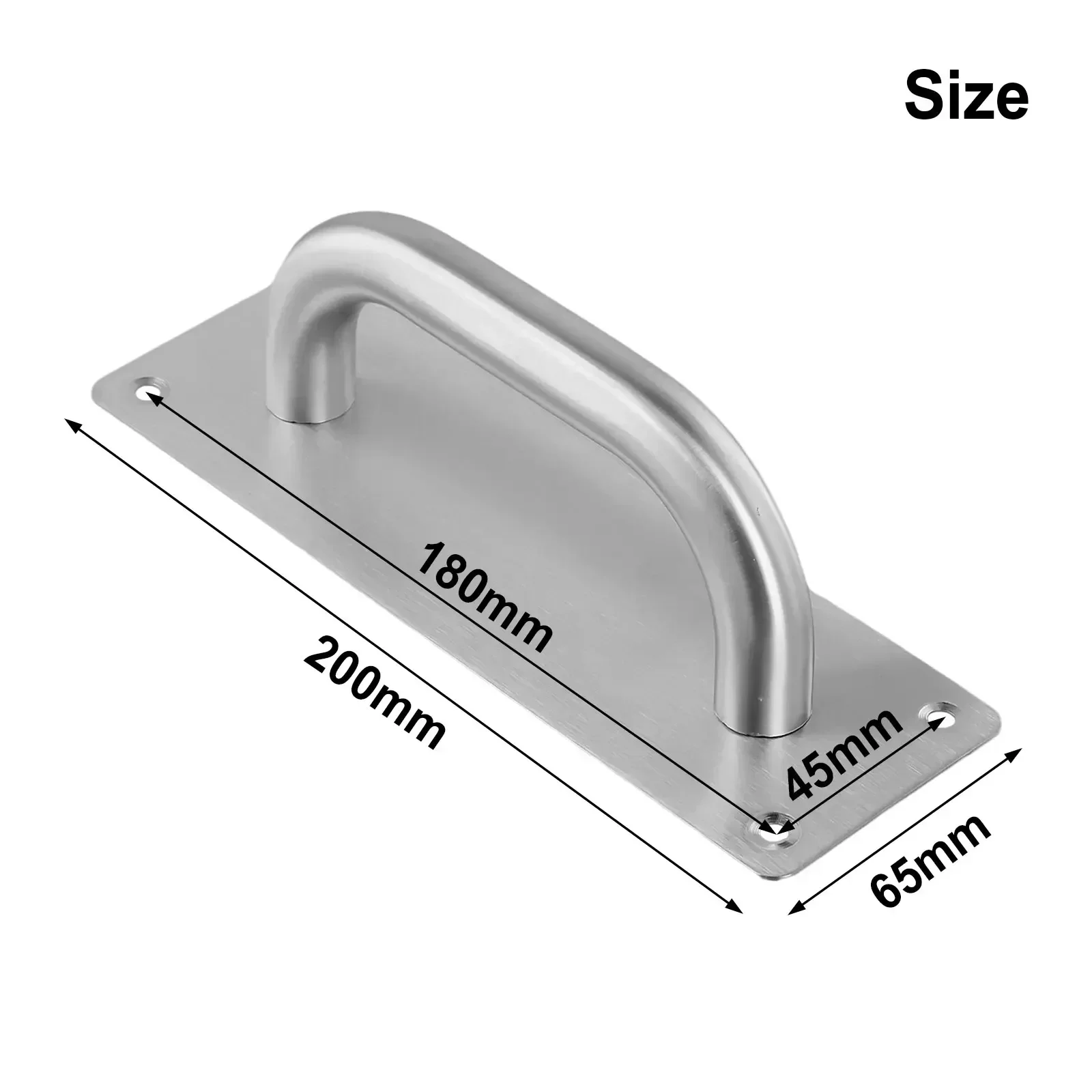 Sliding Door Handle Cabinet Handle Stainless Steel Pull Push Door Kitchen Knobs Cupboard Wardrobe Drawer Pulls Hardware door handles cabinet handles