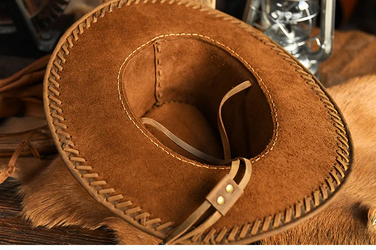 کلاه کابوی دستساز چرم طبیعی Crazy Horse 16 S3f08f57b84b24c0a8ee11d31262fcc91j