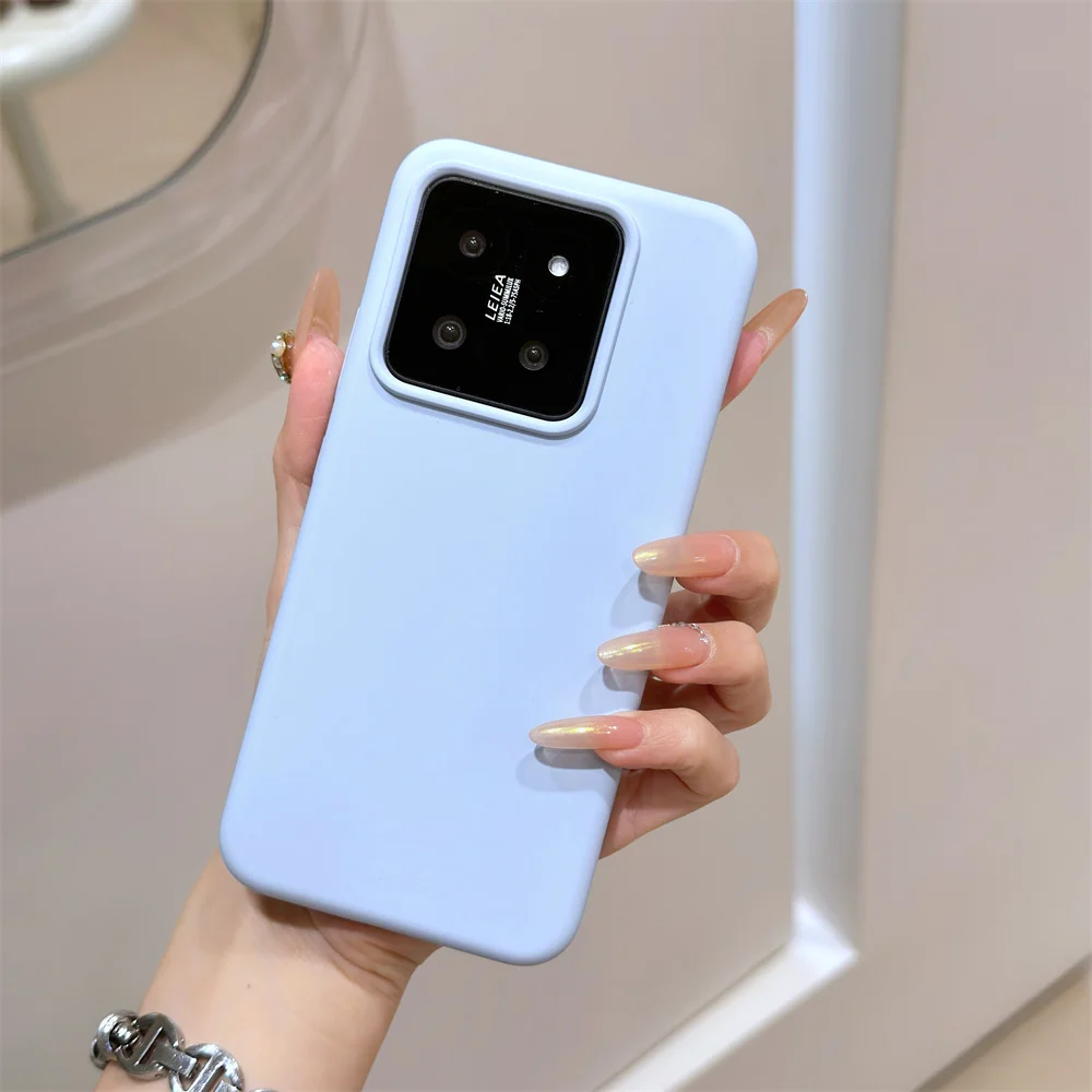 Premium Liquid Silicone Candy Bumper Phone Case - Ultra Matte Soft Back Cover