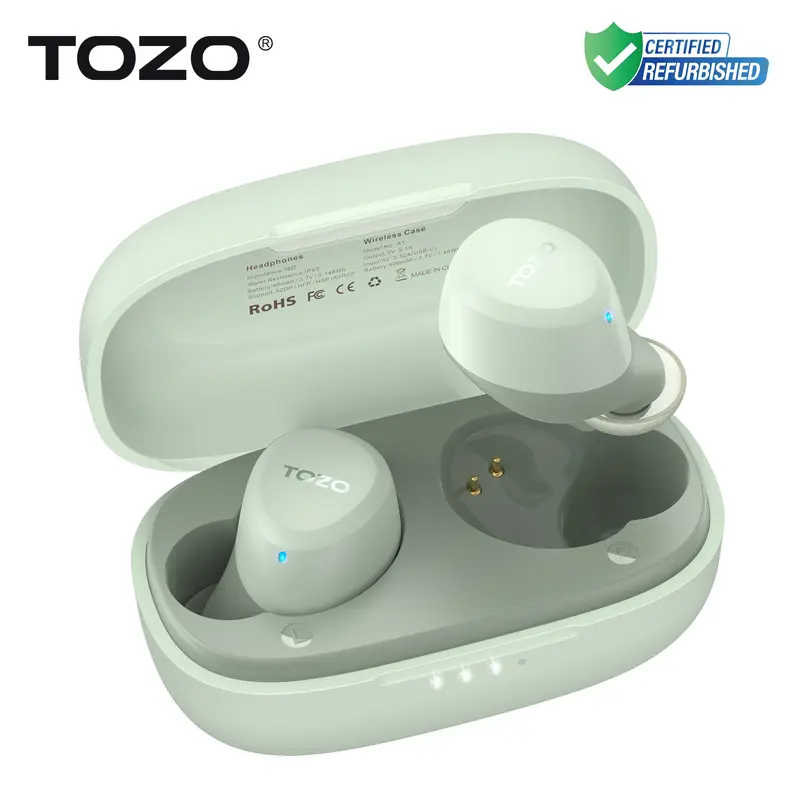 Refurbished TOZO TWS Earbuds in-Ear Wireless Bluetooth Headsets with With Mic Touch Control Sport Waterproof for Iphone Android - Image 7