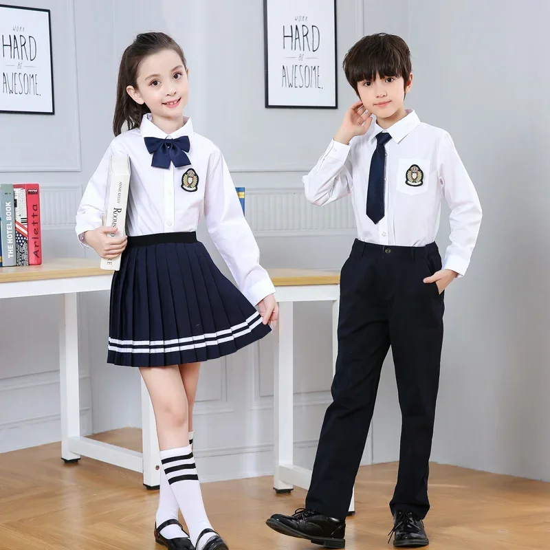 

Primary skirt uniform school students chorus performance clothing children's poetry recitation performance clothing singing