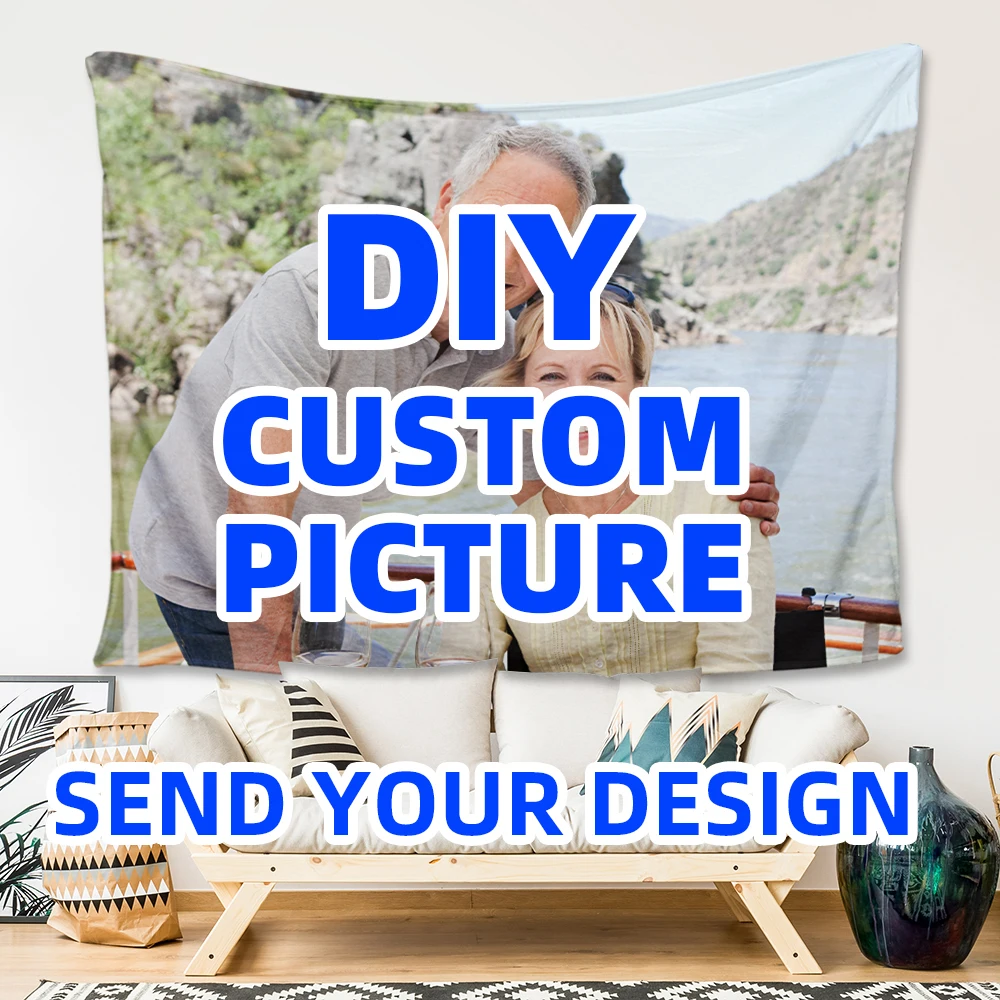 

DIY text images, personalized photos of flannel blankets, air conditioning blankets, sofa gifts printed for friends and family