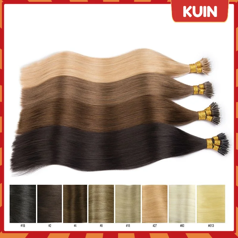 Micro Beads Hair Extension S Straight 100% Remy Human Microring Hair Platinum Nano Rings Hair Extension Colore Naturale Hairpiece